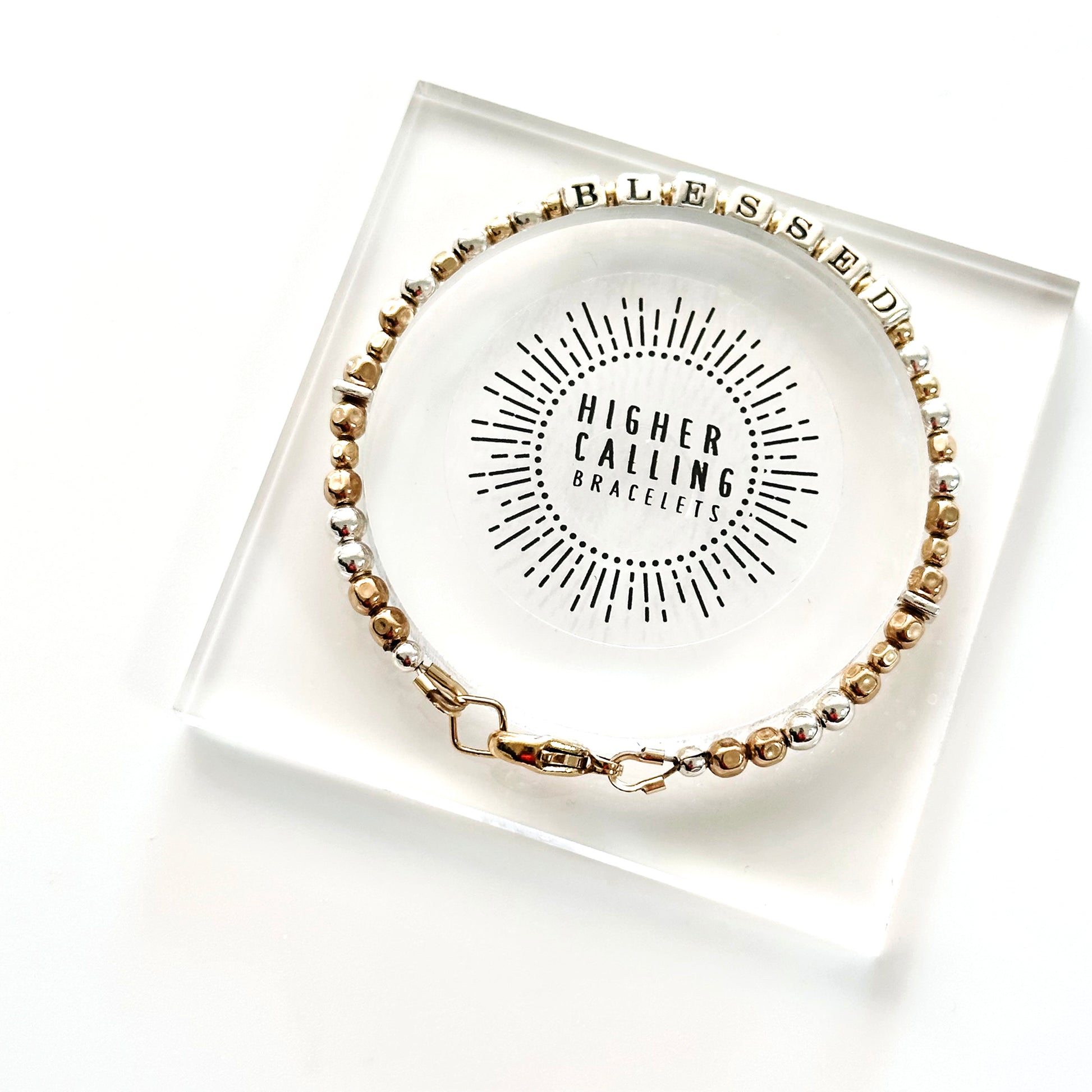 Packaging for Blessed Bracelet by Higher Calling Bracelets