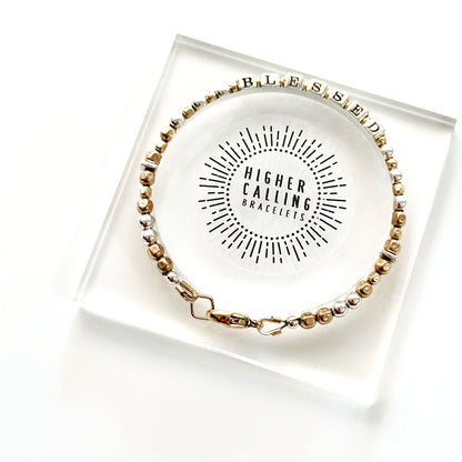 Packaging for Blessed Bracelet by Higher Calling Bracelets