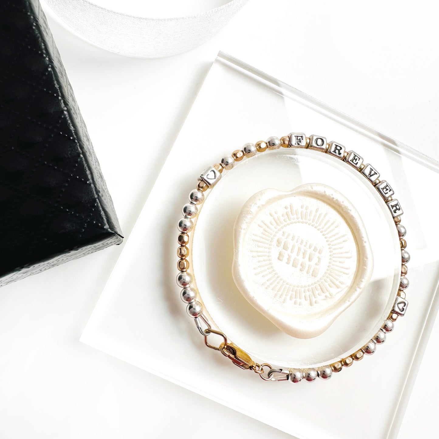 FOREVER bracelet gift  packaging by Higher Calling Bracelets
