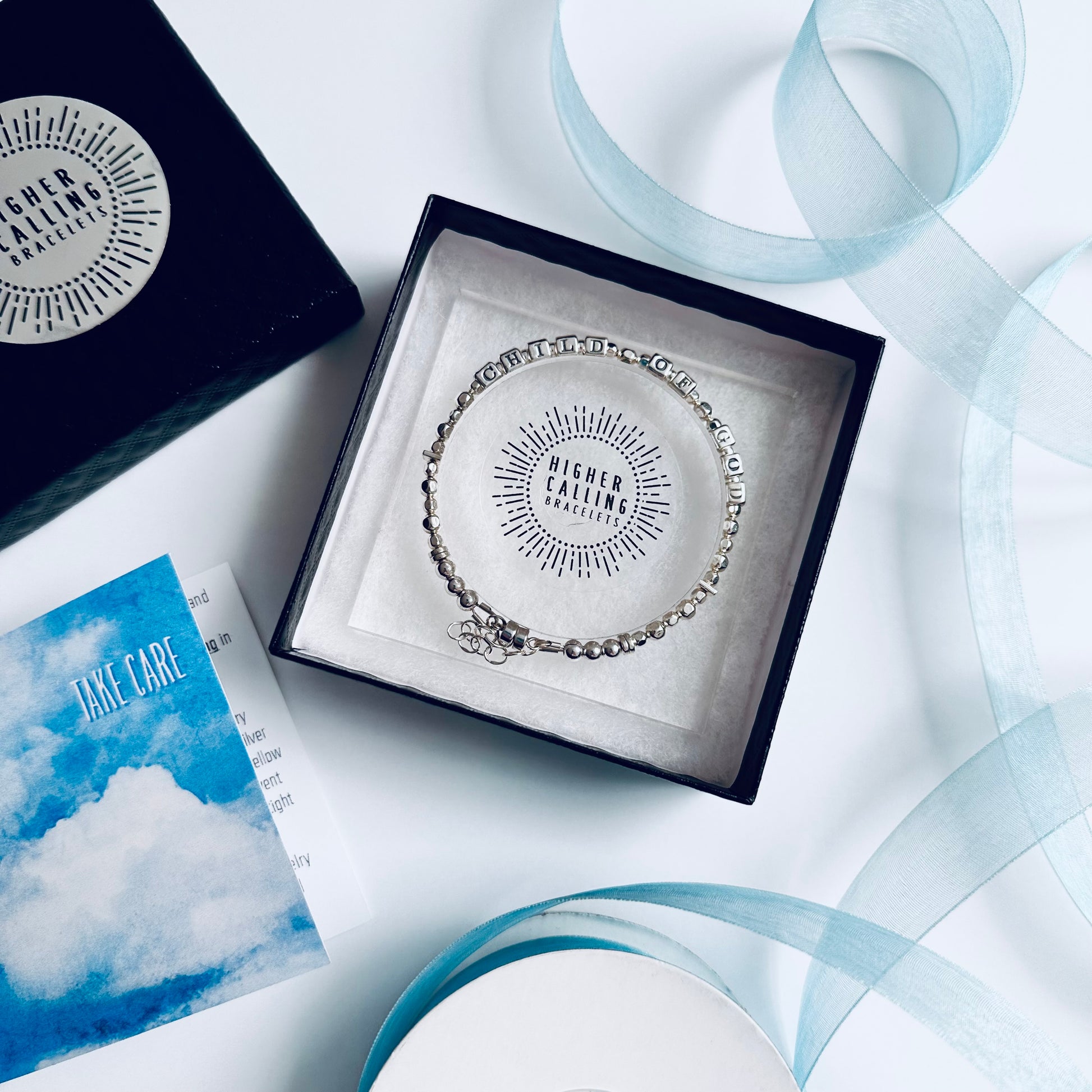Gift packaging for Higher Calling Bracelets